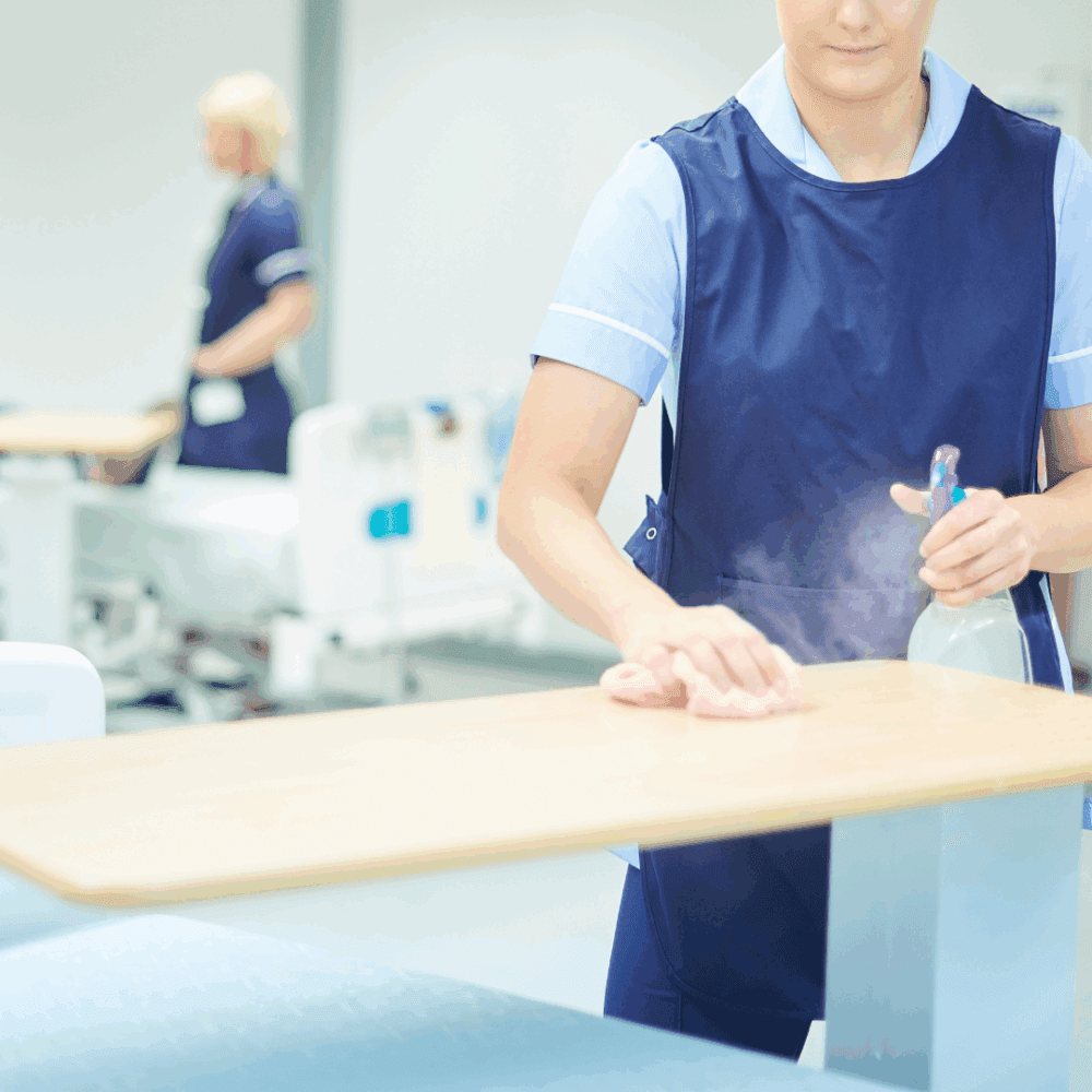 surface care cleaning applications for institutional uses